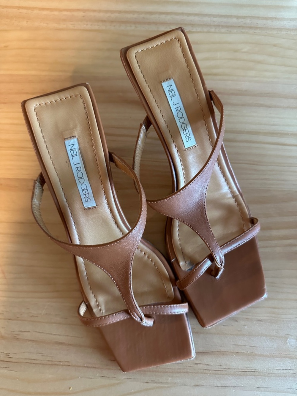 NEIL J RODGERS COGNAC SONJA HEELS
